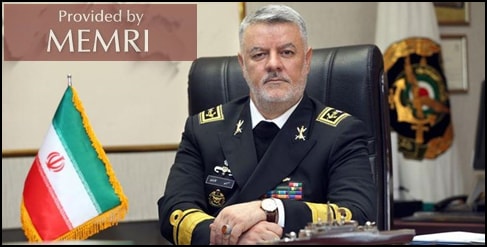 Le commandant des forces navales iraniennes Hossein Khanzadi (Source : YJC, Iran, 19 juillet 2019)