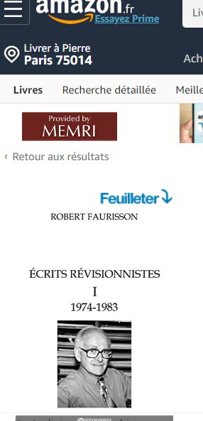 Écrits révisionnistes de Robert Faurisson.