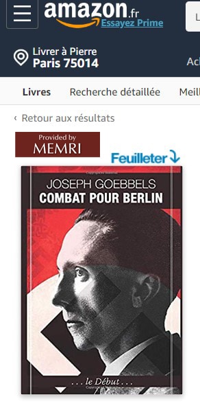 Combat pour Berlin de Goebbels, maison d'édition différente.