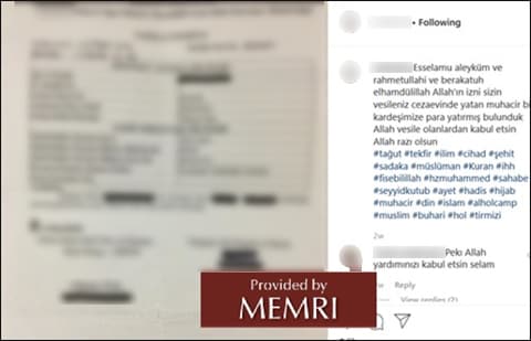 Turkish Woman Fundraising For ISIS Widows On Social Media | MEMRI