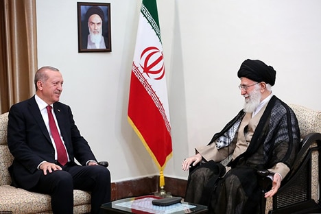 Erdogan y Jamenei en Teherán, 7 de septiembre, 2018. Fuente: Farsi.khamenei.ir/photo-album?id=40431.