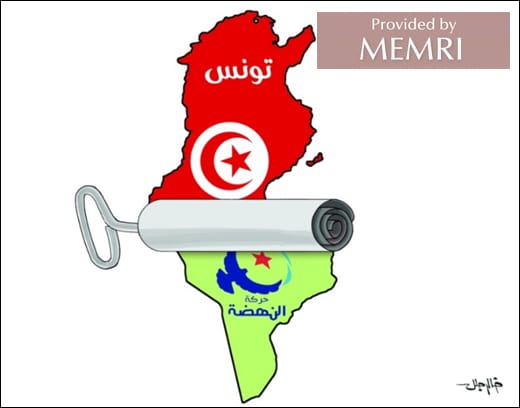 "Túnez" revierte al "movimiento Ennahda" (Fuente: Al-Ru'ya, Emiratos Árabes Unidos, 27 de julio, 2021)