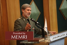 El ministro de Defensa iraní, Hatami. Fuente: ISNA, 25 de mayo, 2021.