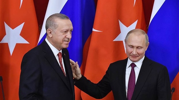 Putin y Erdogan (Fuente: Kommersant.ru)