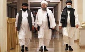 Delegación talibán en Moscú (Fuente: Rbc.ru)