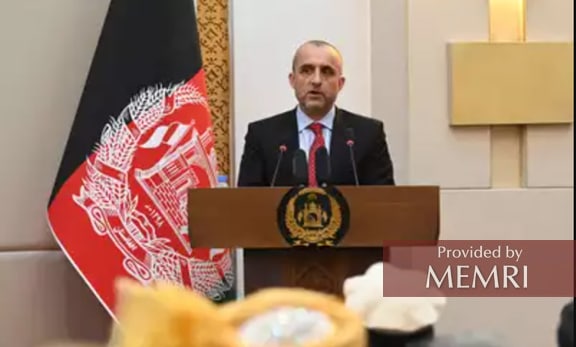Amrullah Saleh, presidente en derecho de Afganistán.