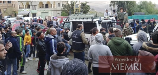El incidente en Shaqra (Fuente: Al-Akhbar, Líbano, 22 de diciembre, 2021)