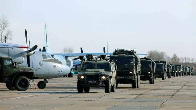 Redespliegue de tropas rusas desde Siria (Fuente: Moscowtimes.ru)