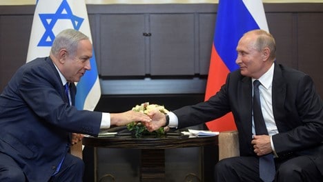 Netanyahu junto a Putin (Fuente: Gazeta.ru)