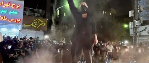 Protestas en Irán (Fuente: iranintl.com, 25 de septiembre, 2022)