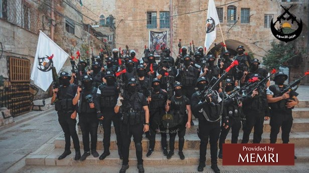 Agentes de la 'Guarida de Leones' en Nablus (Qudsn.co, 10 de octubre, 2022)