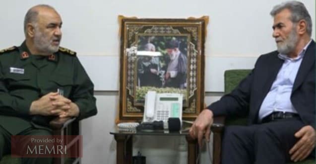 Salami a la izquierda y Nakhaleh en Teherán (ISNA, Irán, 6 de agosto, 2022)