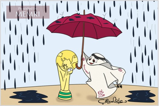 La mascota de la Copa del Mundo protege los juegos de la campaña de desprestigio (Al-Raya, Catar, 10 de noviembre, 2022)