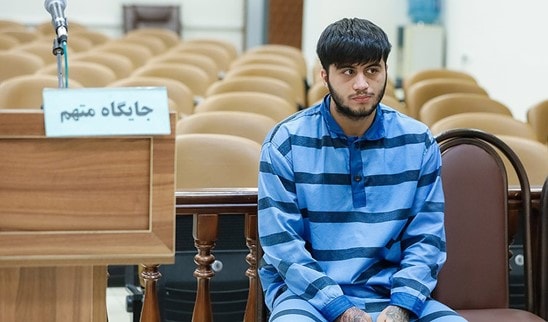 Mahan Sadrat-Marani, condenado a muerte (Fuente: Iranhr.net/en/articles/5631, 10 de diciembre, 2022)