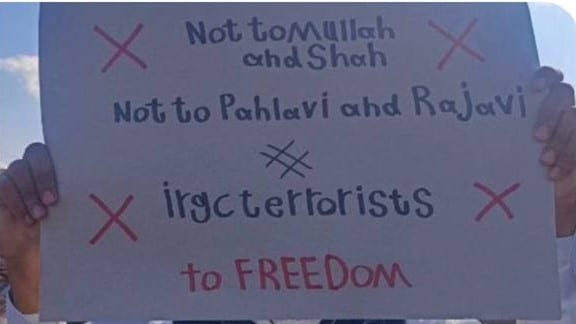 Un manifestante baluchi sostiene una pancarta. (Fuente: Twitter)