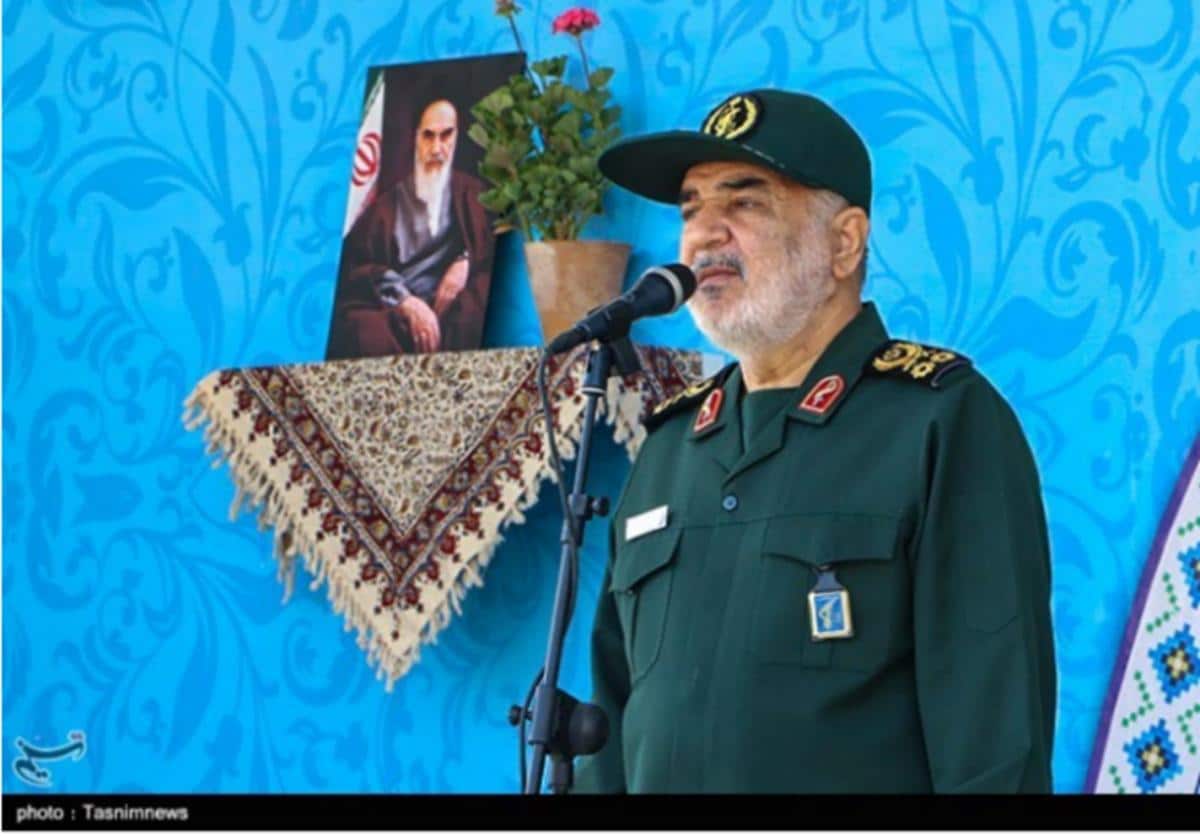 Comandante del CGRI Hossein Salami (Fuente: Tasnim, Irán, 1 de febrero, 2023)