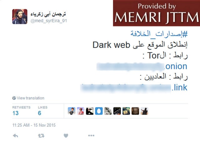 Dark web website links