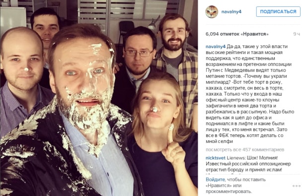 Navalny piece of cake