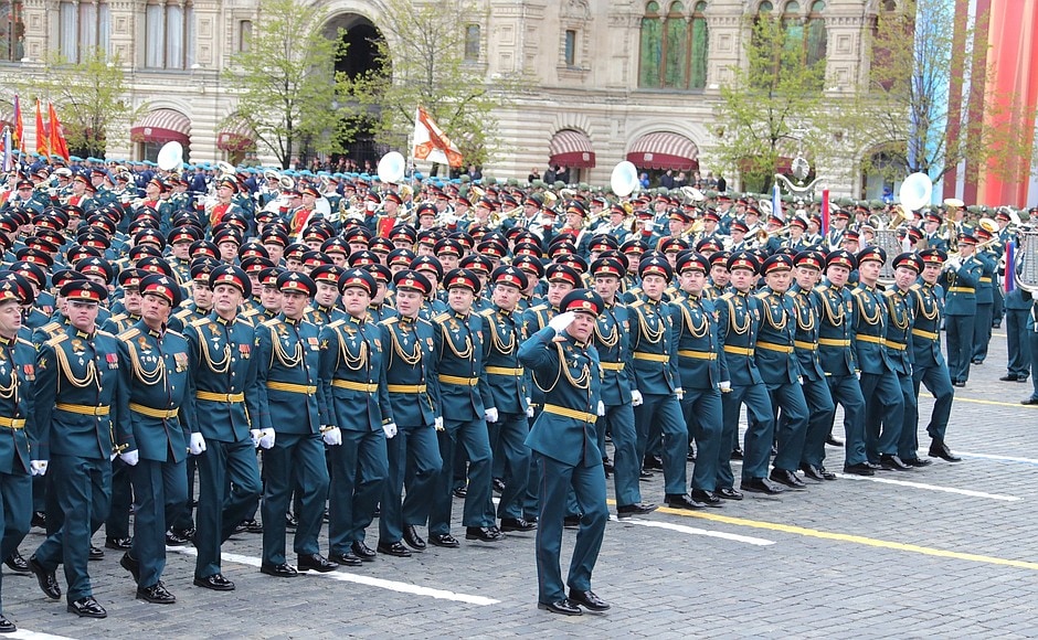 Description: The military parade marking the 72nd anniversary of Victory in the 1941–45 Great Patriotic War.