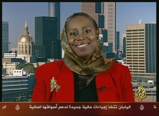 Us Green Party Presidential Candidate Cynthia Mckinney In Headscarf